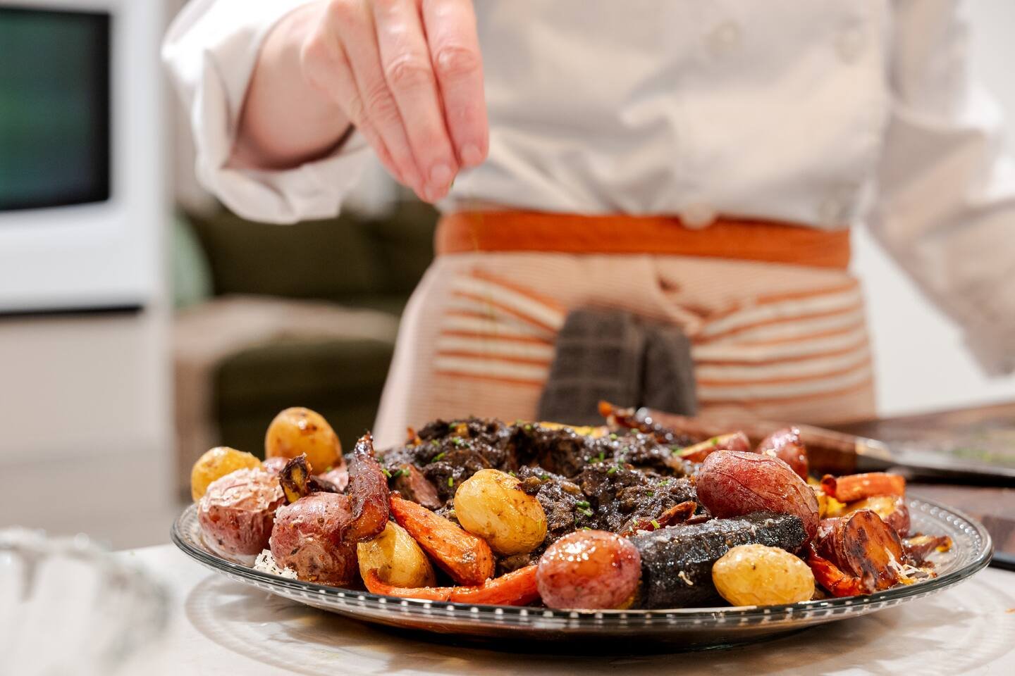 Garnishing Roast & Veg